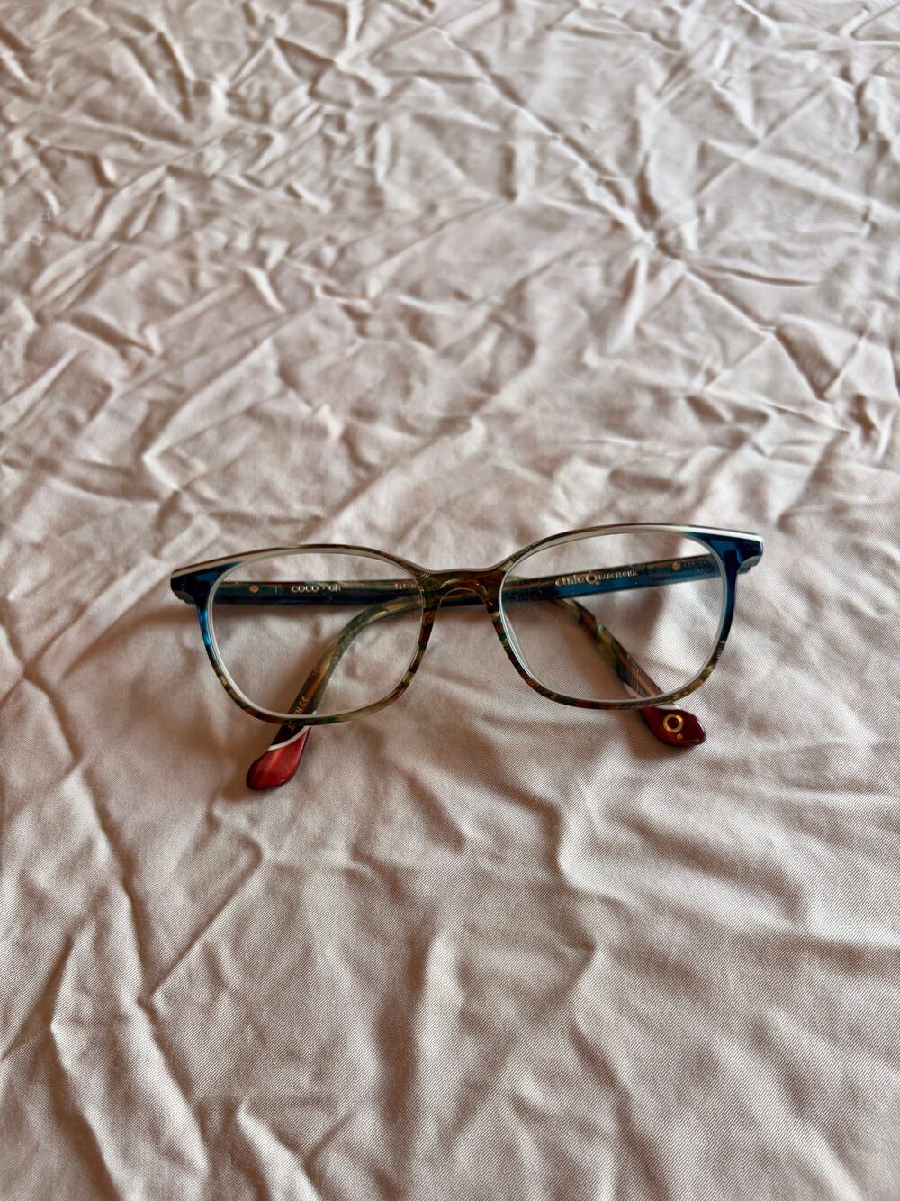Etnia Barcelona COCO GR Eyeglasses 51-16-140 Green Tortoise Acetate Spanish Desi